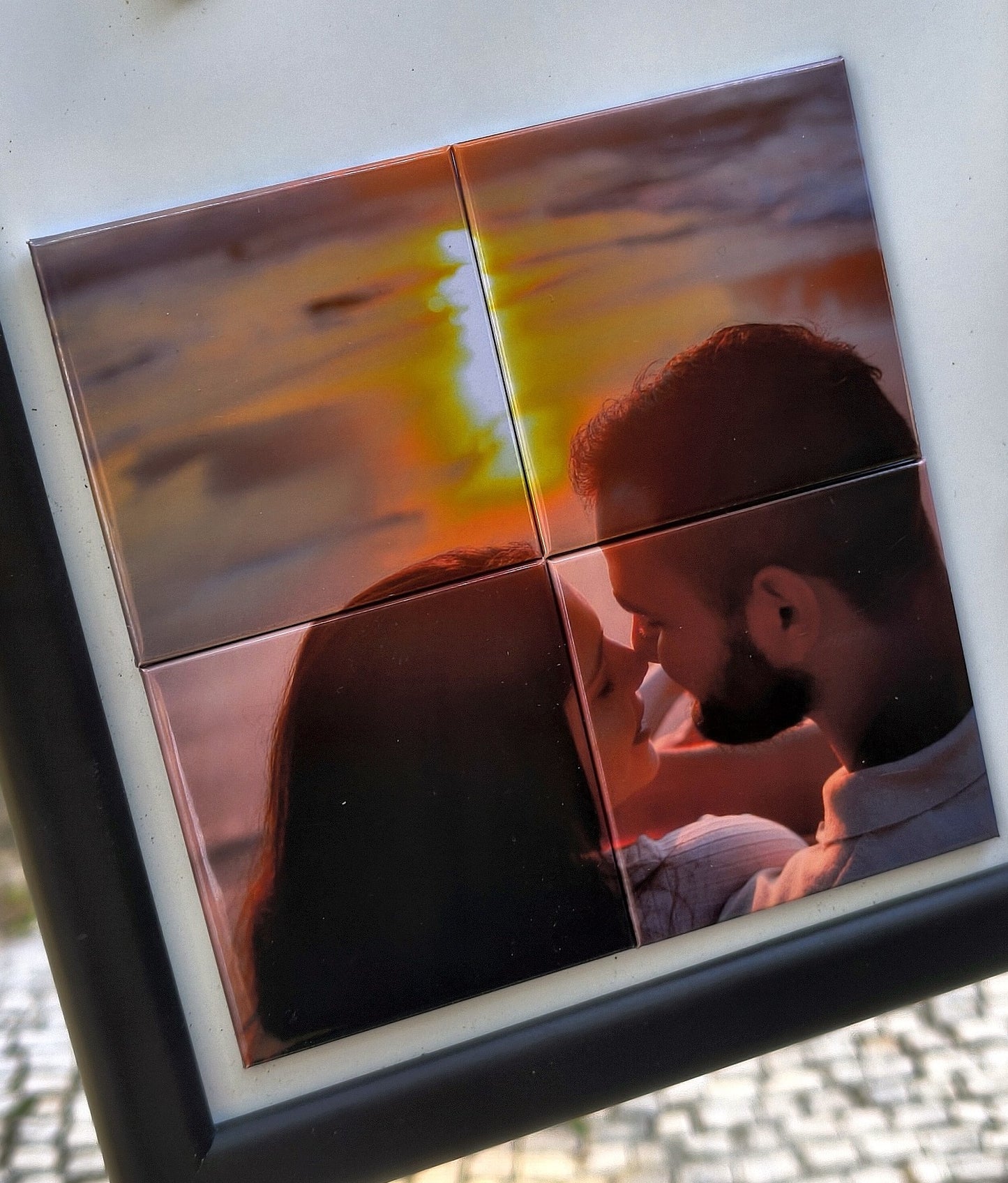Conjunto de Ímanes para Fotos em Puzzle de 9 Peças